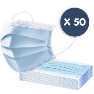 Disposable Civilian Protective Type 1 Face Masks 3 Ply